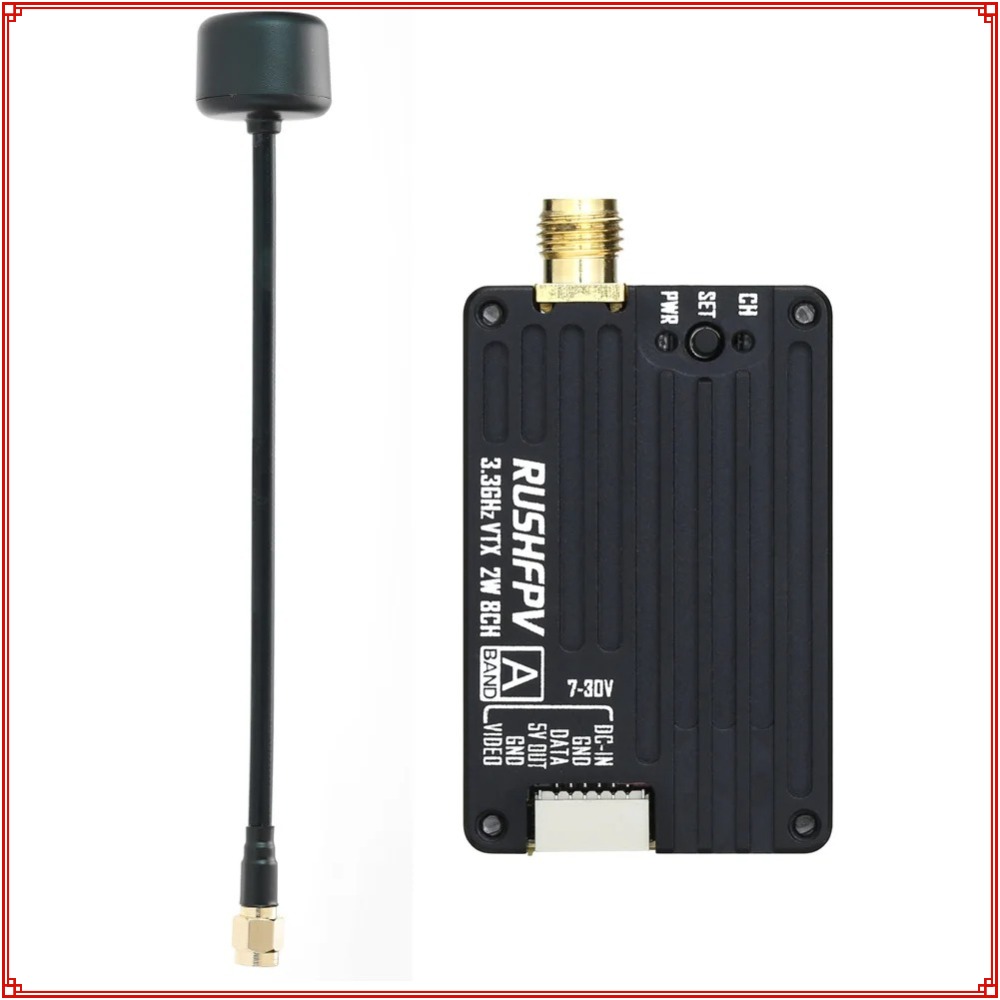Drone With Rc Remote - 2026年新型 RUSHFPV 3.3G 2W VTX送信機 FPV送信機受信機