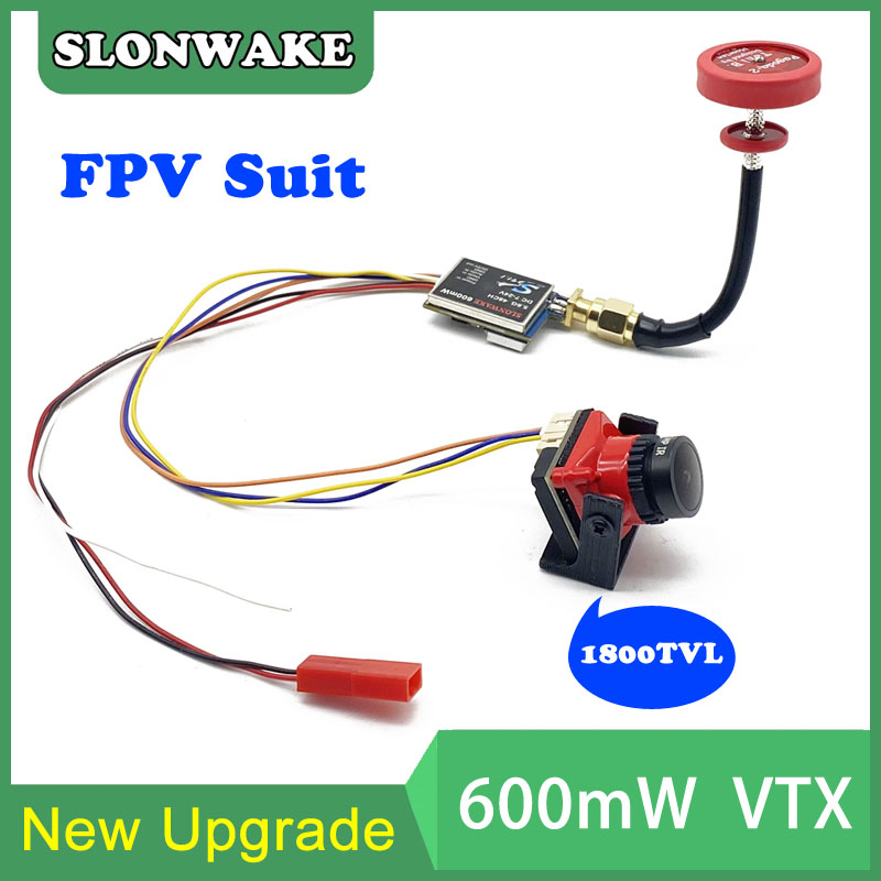 Drone With Rc Remote - すぐに使える5.8G 48CH 600mWビデオ送信機とCmos 1800TVLミニFPVカメラ2.1mmレンズ調整可能 RC FPVレーシングドローン用