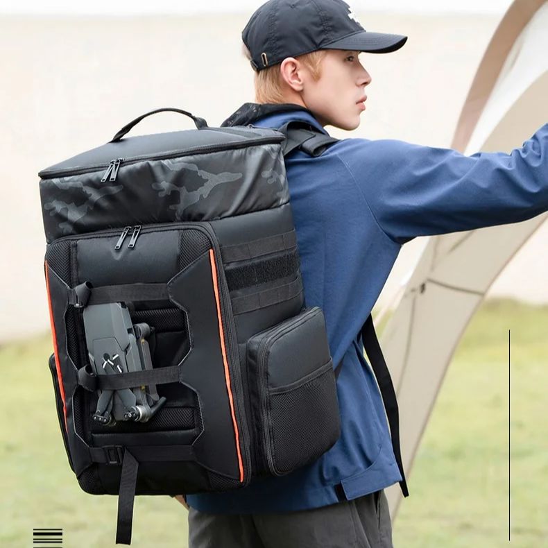 Caddx Fpv Camera - 33L FPV RC レーシングドローンバックパック、アウトドア旅行防水カメラ撮影バッグ、大容量旅行ハイキングバッグリュックサック