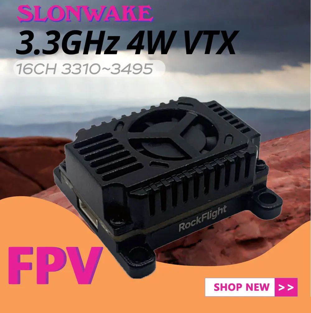 SLONWAKE FPV 3.3G 16CH 4000mW  - Drone With Rc Remote のレビューと価格
