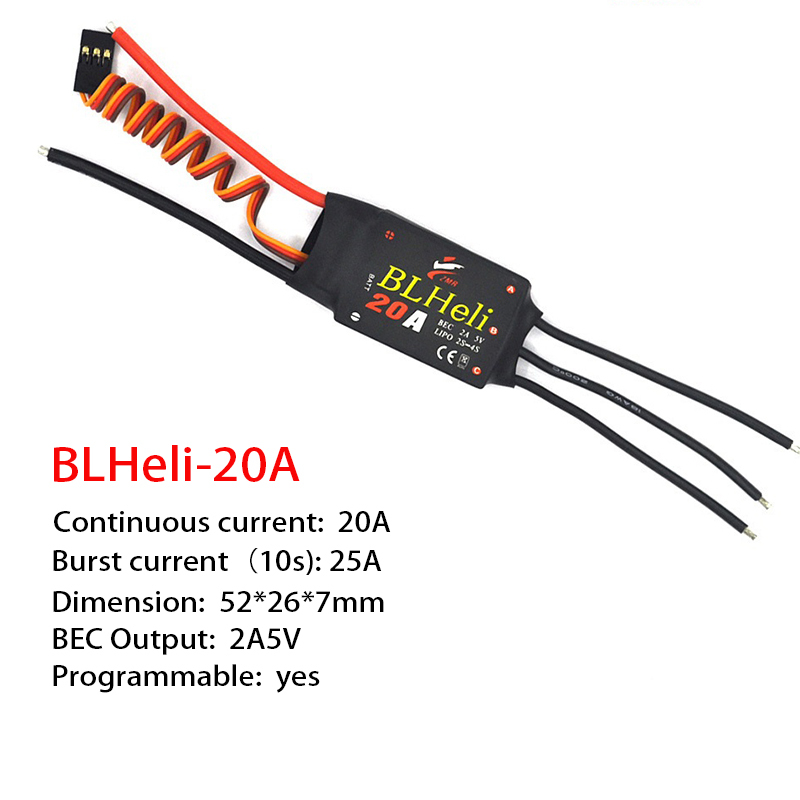 1-3 個ブラシレス ESC BLHeli 20A 30A  - Drone With Rc Remote のレビューと価格