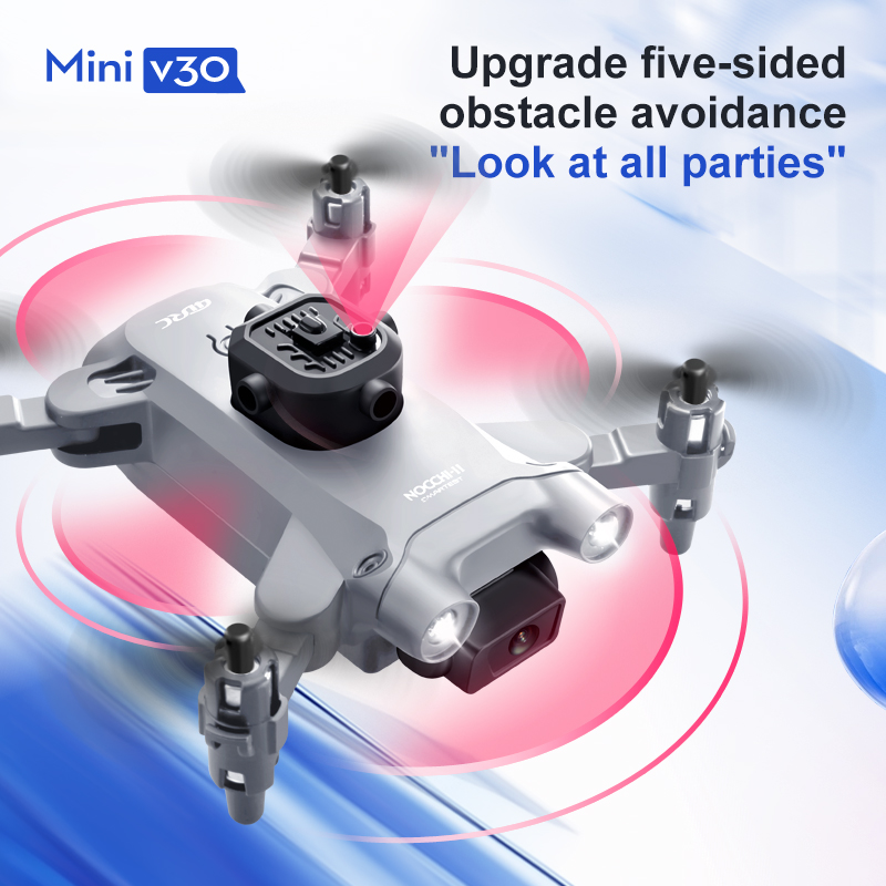 ミニ V30 WiFi FPV ドローン 4K HD デュア - Drone Rc Holder のレビューと価格