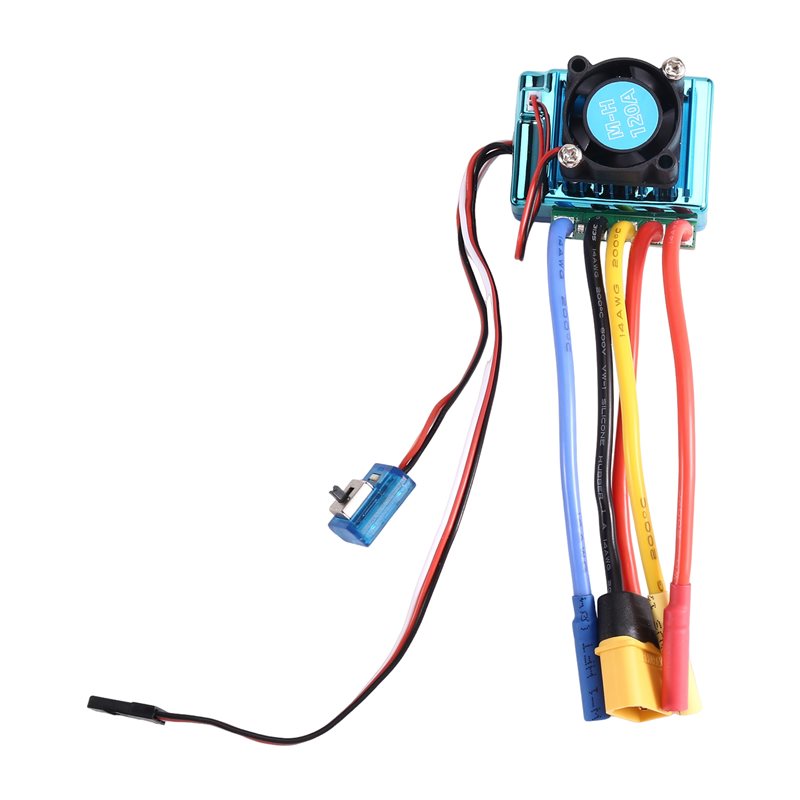 WOWFU-120A ブラシレス ESC スピードコントロー - Rc Boat Brushless Motor のレビューと価格