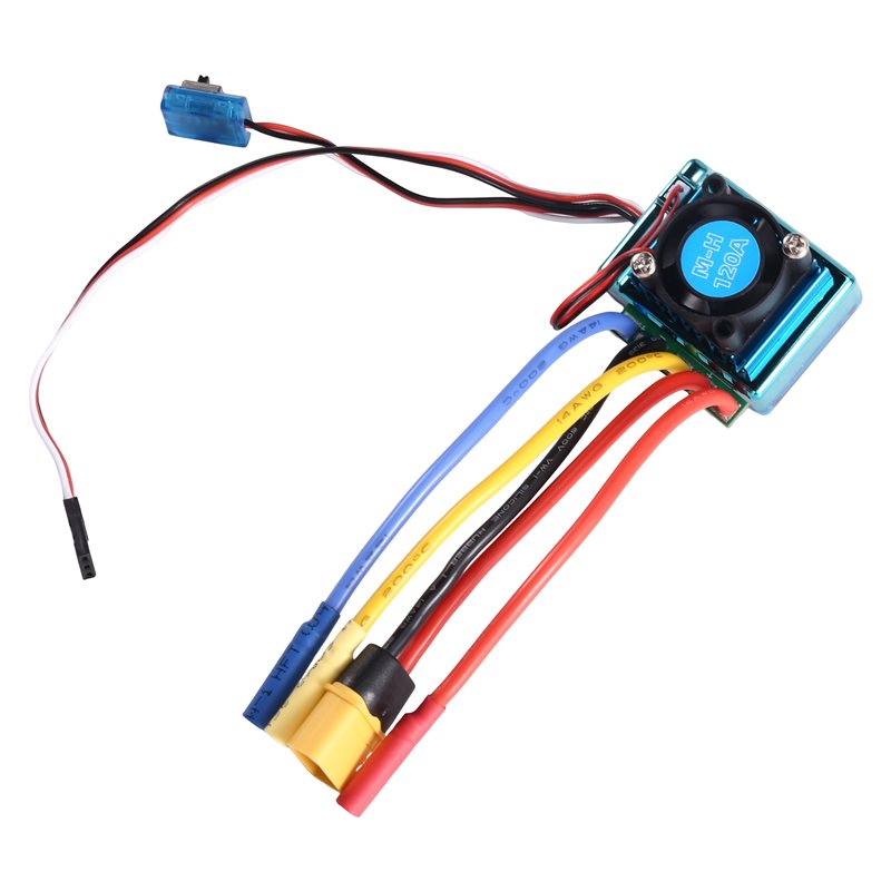 WOWFU-120A ブラシレス ESC スピードコントロー - Rc Boat Brushless Motor のレビューと価格
