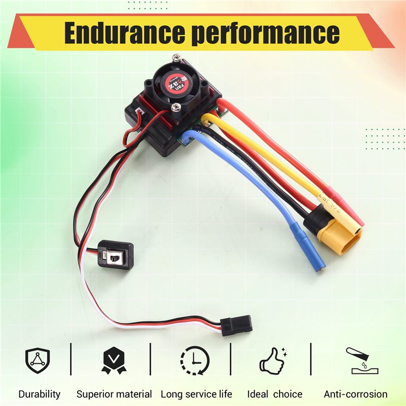 AINY-60A ブラシレス ESC スピードコントローラー - Rc Boat Brushless Motor のレビューと価格