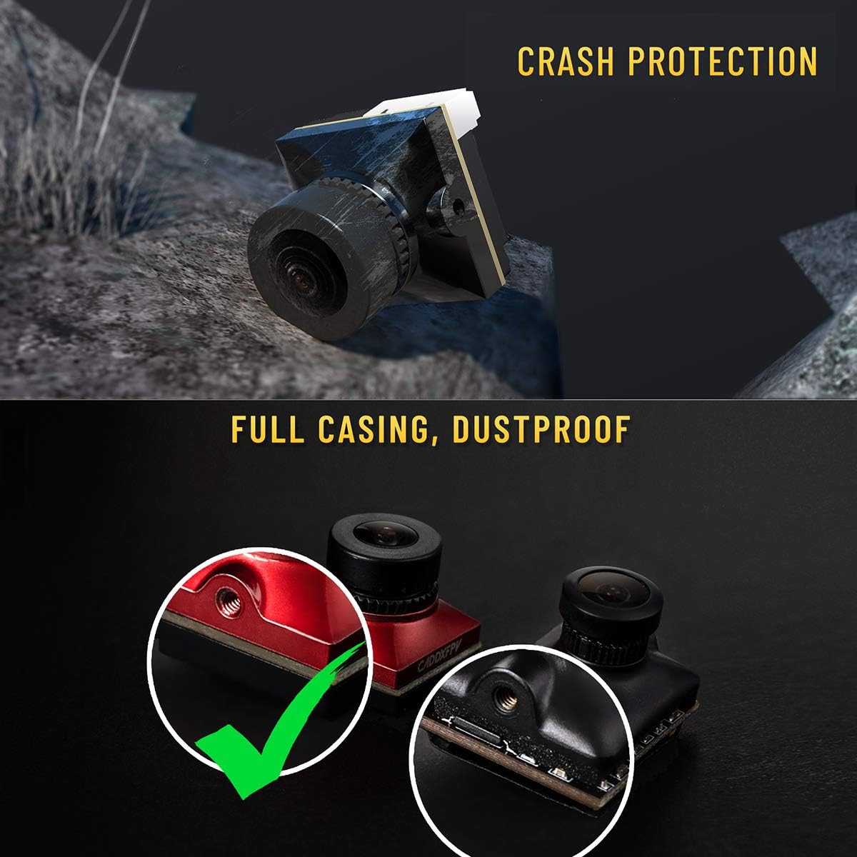 CADDX マイクロ FPV カメラ Ratel 2 4.5 - Caddx Fpv Camera のレビューと価格