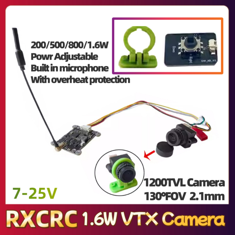 RXCRC 5.8G モジュール 48CH 1.6W VTX - Drone With Rc Remote のレビューと価格