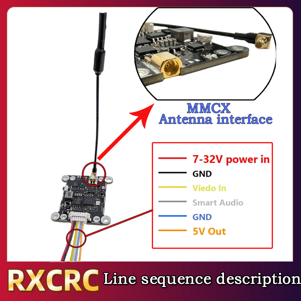 RXCRC 5.8G モジュール 48CH 1.6W VTX - Drone With Rc Remote のレビューと価格