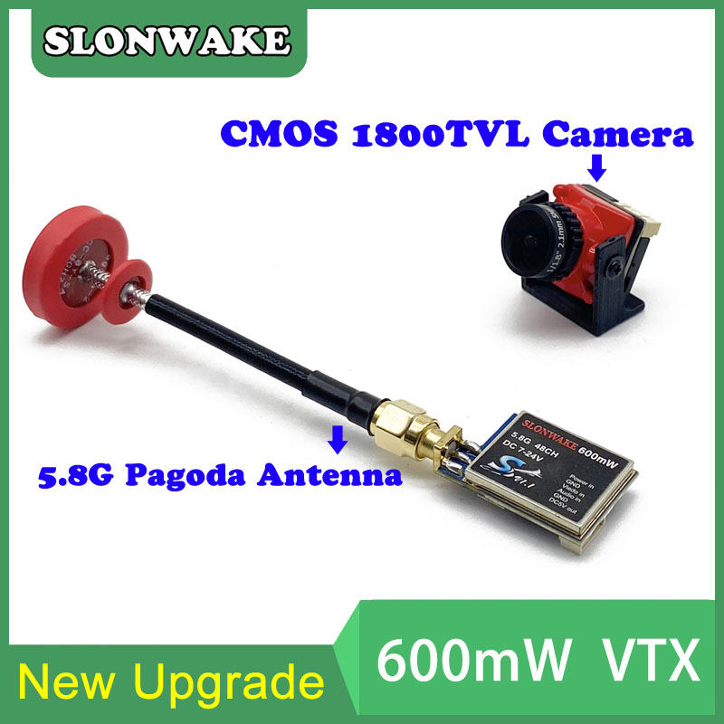 すぐに使える5.8G 48CH 600mWビデオ送信機とCm - Drone With Rc Remote のレビューと価格