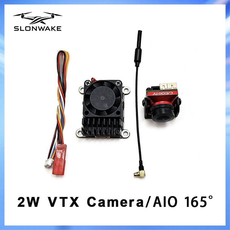 長距離5.8Ghz 2W FPVワイヤレス送信機2000MW - Caddx Fpv Camera のレビューと価格