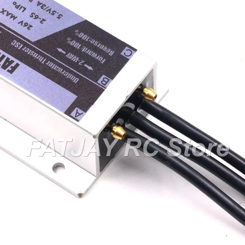 FATJAY 100A ブラシレス電子速度コントローラー 6 - Rc Boat Brushless Motor のレビューと価格