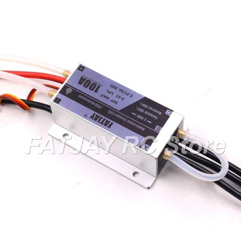 FATJAY 100A ブラシレス電子速度コントローラー 6 - Rc Boat Brushless Motor のレビューと価格