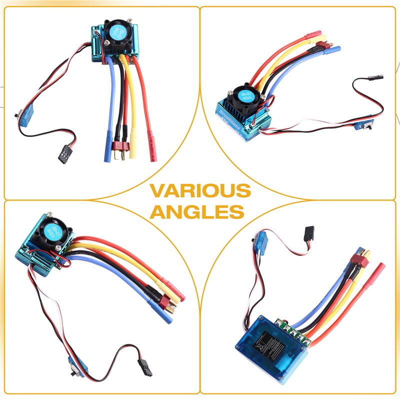 MACH-60A ブラシレス ESC スピードコントローラー - Rc Boat Brushless Motor のレビューと価格