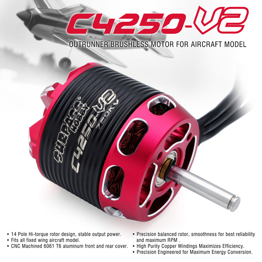 SURPASS HOBBY C4240 750KV/850K - Drone Rc Jet のレビューと価格