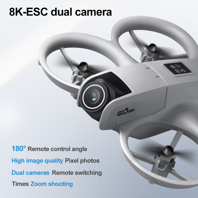 新型 GT3 スクリーン搭載ミニドローン 8K HD カメラ - Drone With Rc Remote のレビューと価格