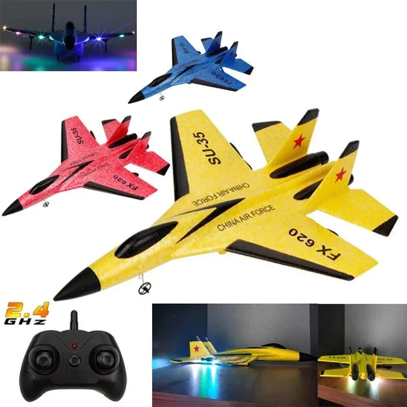 SU35 RC 飛行機 FX620 FX820 2.4 グラ - Drone Rc Jet のレビューと価格
